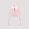 Sport Cardigan Fake Fur Removable Neck