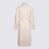 Ivory Wool Blend Dress