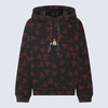 Vivienne Westwood Black And Red Cotton Sweatshirt