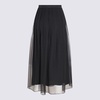 Black Silk Skirt