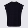 Dark Navy Cotton Blend Sweater