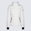 White Nylon Betta Down Jacket