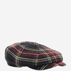 Wool Cap With Check Pattern