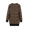 Leopard Patterned V-neck Cardigan