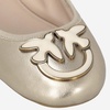 Pinko Leather Ballet Flats With Logo