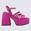 Pink Satin Bulla Chibi Sandals