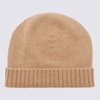 Beige Wool Hats