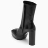 GIVENCHY Black Platform Ankle Boots with 4G Padlock for Women - FW23 Collection