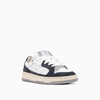 Santha Model 2 Navy Leather Sneakers