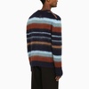 Striped Crew-neck Sweater In Wool