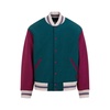 Colour-blocked Buttoned Jacket