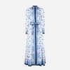 Woman Long Dress Jensen With Paisley Print