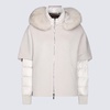 White Wool Down Jacket