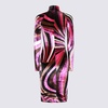 Pucci Multicolor Pink Viscose Mini Dress