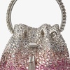 Pink Bon Bon Crystal-Embellished Bucket Bag