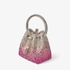 Pink Bon Bon Crystal-Embellished Bucket Bag