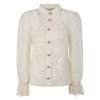 Zimmermann Ladies Cream Lyrical Lace Blouse