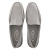 Tods Men's Grey Suede Gommino Loafers