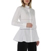 Alaia Ladies White Japanese Poplin Corset Shirt