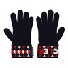 Moncler Boys Navy Intarsia Logo Knitted Wool Gloves,