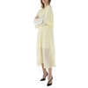 Acne Studios Ladies Pale Yellow Layered Long Sleeve Dress