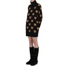 Moschino Teddy Embroidered High-Neck Dress