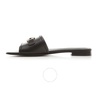 Salvatore Ferragamo Black Gancini Rhodes Horsebit Slide