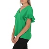 Essentiel Ladies Sinai Wimbledon Green Short Sleeve Shirt