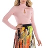 Christopher Kane Ladies Pink Cutout Front Sweater, Size Small