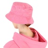 Moschino Pink Allover Monogram Logo Bucket Hat