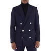 Balmain Men's Marine Double-Breasted Buttoned Blazer