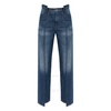 Victoria Beckham Deconstructed Straight Leg Denim Jeans