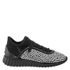 Salvatore Ferragamo Ladies Slip On Sneaker With Crystals