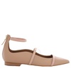 Malone Souliers Nude Leather Robyn Flats