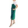 Sacai Ladies Green Spangle Embroidery Dress