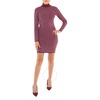 Michael Kors Jacquard Funnel Neck Logo Dress