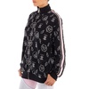 Philipp Plein Rhinestone Monogram Cotton Fleece Jogging Jacket