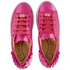 Charlotte Olympia Ladies Pink Sneaker Satin W Pleat Bk