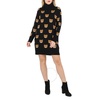 Moschino Teddy Embroidered High-Neck Dress