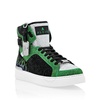 Philipp Plein Crystal Flame Money Beast Hi-Top Sneakers