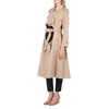 Burberry Cotton Gabardine Step-through Double-breasted Trench Coat