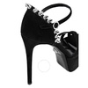 Philipp Plein Suede Stud-Embellished Platform Sandals