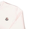 Moncler Girls Ruffle-Trim Logo Patch Long-Sleeve T-Shirt