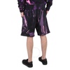 Moschino Men's Painted Effect Print Fleece Shorts