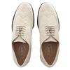 Tods Men's Wing-Tip Perforations Leather Lace-Up Derby Shoes