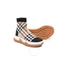 Burberry Kids Vintage-Check Sock-Style Sneakers