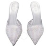 Paris Texas Ladies Iridescent Hollywood PVC Pointed-Toe Mules