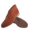 Tods Men's Oak Velvety Suede Desert Boots