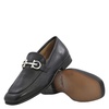 Salvatore Ferragamo Men's Black Giove Gancini Ornament Loafers