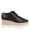 Stella McCartney Black Crystal Star Elyse Platform Oxfords